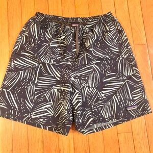 New Patagonia 7” Baggies Longs Rain Fern Reverse Size Small